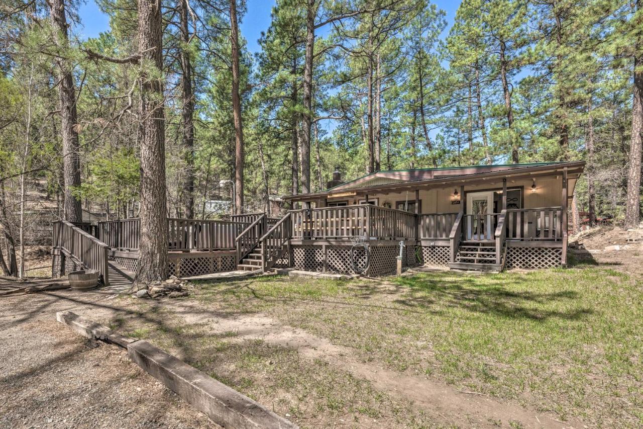 Tranquil Cabin With Stream And Deck Near Dtwn Ruidoso! Εξωτερικό φωτογραφία