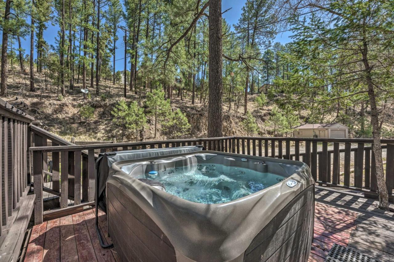 Tranquil Cabin With Stream And Deck Near Dtwn Ruidoso! Εξωτερικό φωτογραφία
